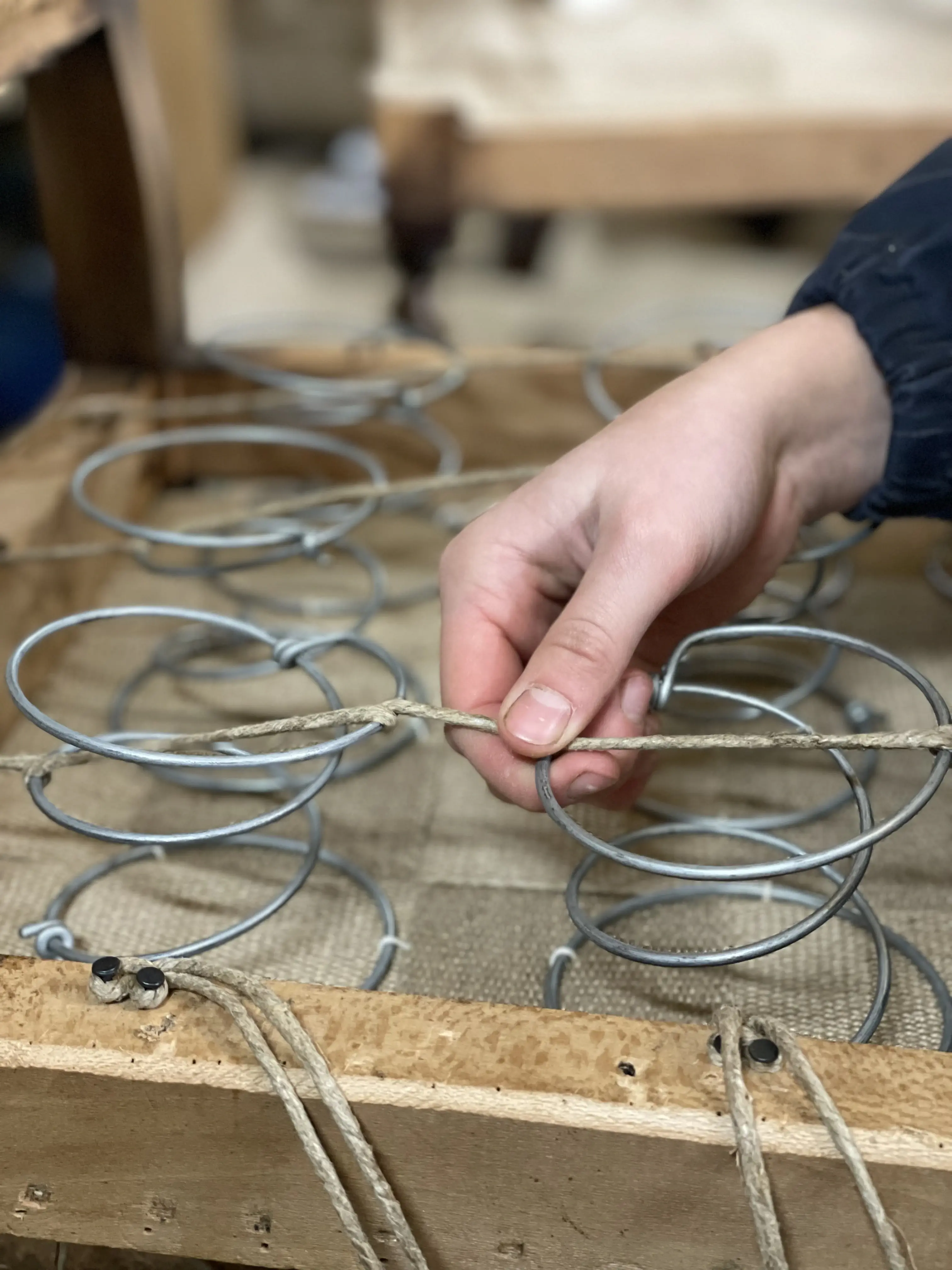 Garniture de siège sur-mesure — crin, mousse ou plume